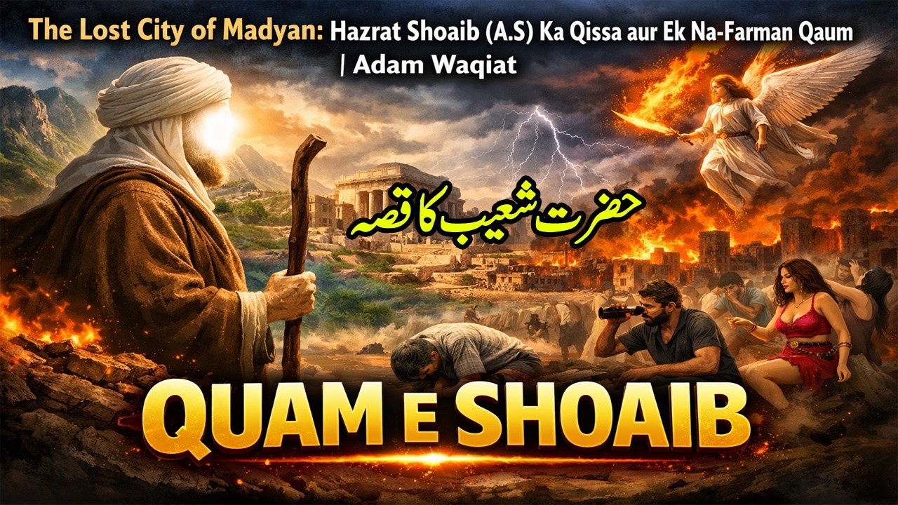 The Lost City of Madyan | Hazrat Shoaib (A.S) Ka Qissa | Quam e Shoaib Ka Khaufnaak Anjaam