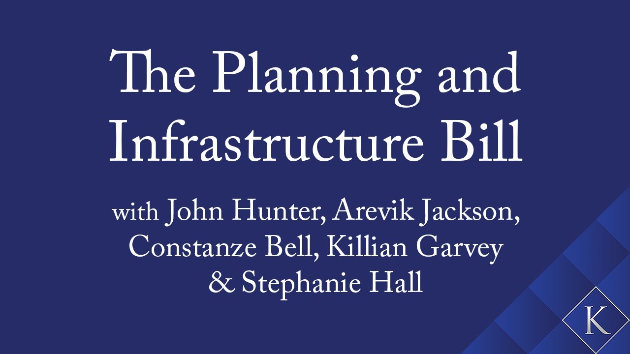 The Planning and Infrastructure Bill