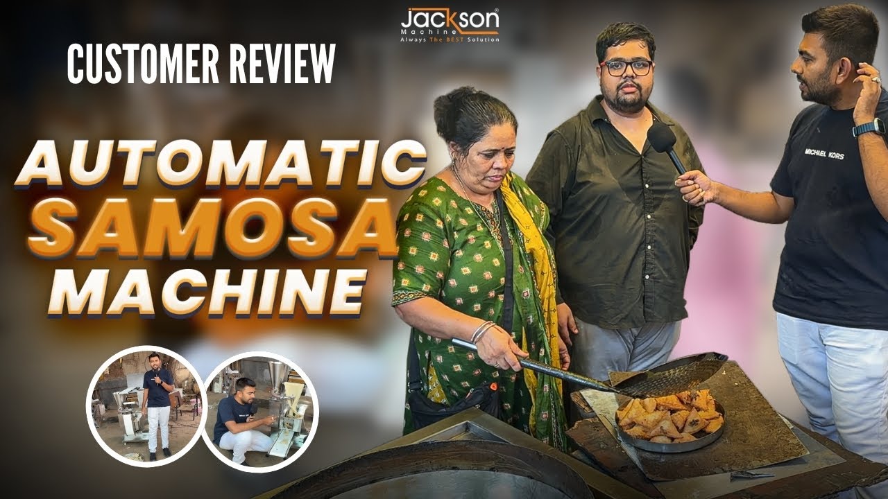 Live देखें – कैसे समोसा मशीन भरती है मसाला और फोल्ड करती है | Automatic Samosa Machine