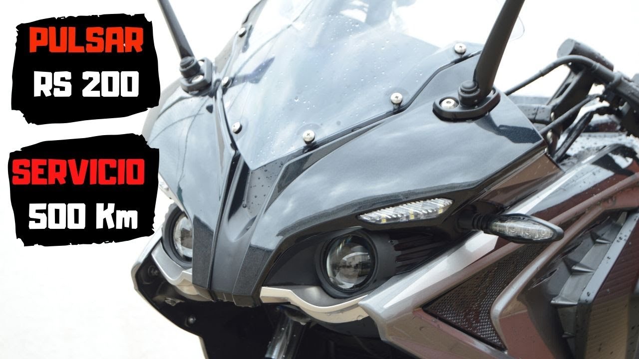 Pulsar RS 200 Cambio de aceite y bujias