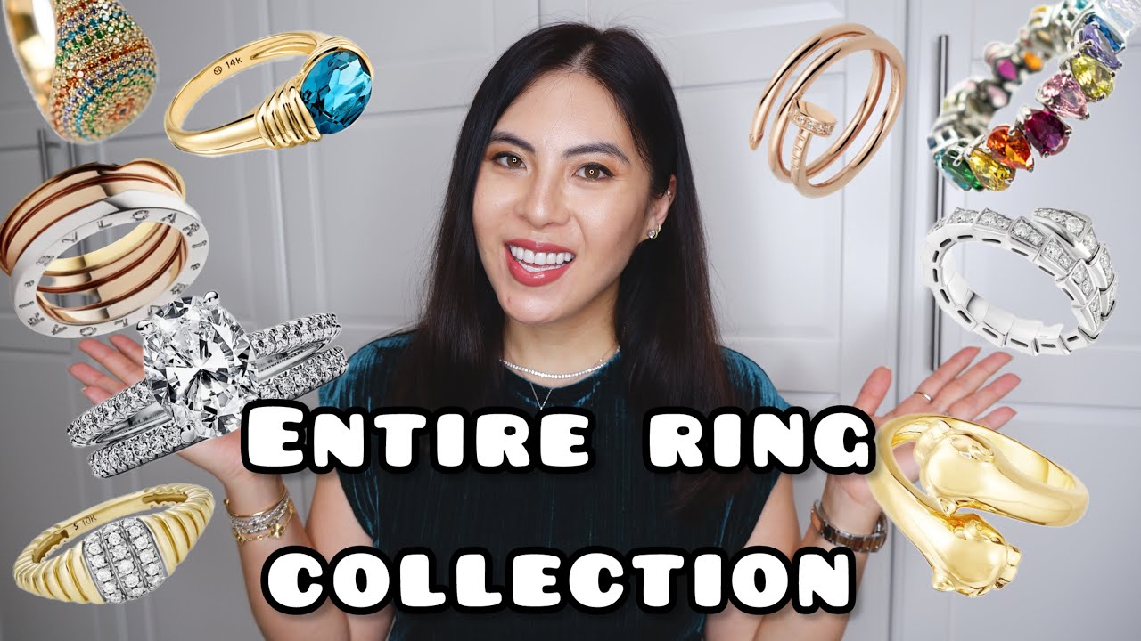 Entire Ring Collection- Cartier, Bvlgari, Mejuri, Ring Concierge, and many more