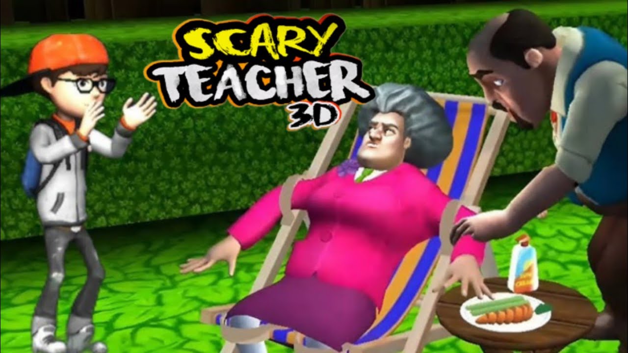 Scary teacher 3D - REVENGE NICK & STRANGER 😍 🤶 PRANK 🎉🥳 new chapter - new update gameplay