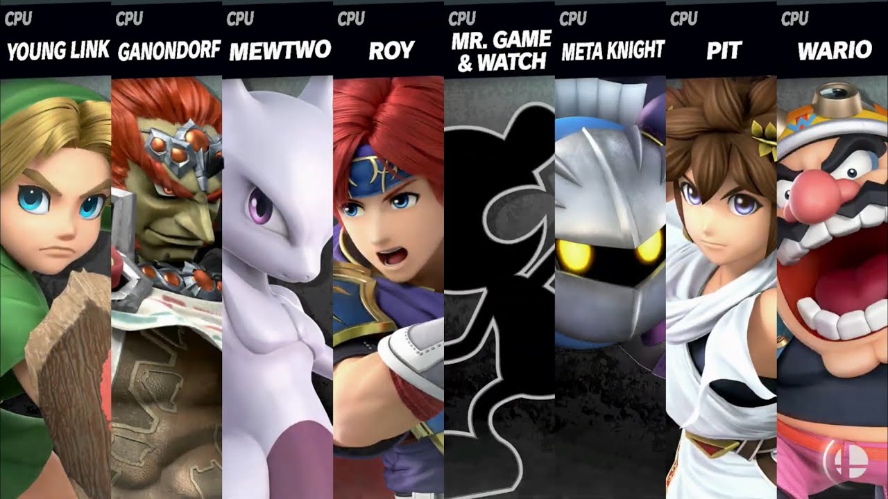 Super Smash Bros. Ultimate - Men's Battle 4