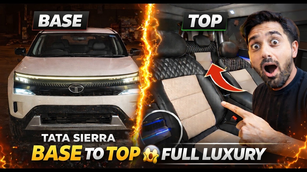 TATA SIERRA BASE MODEL MODIFIED ✅TATA SIERRA BASE TO TOP MODIFICATION✅ @Saicaraccessories