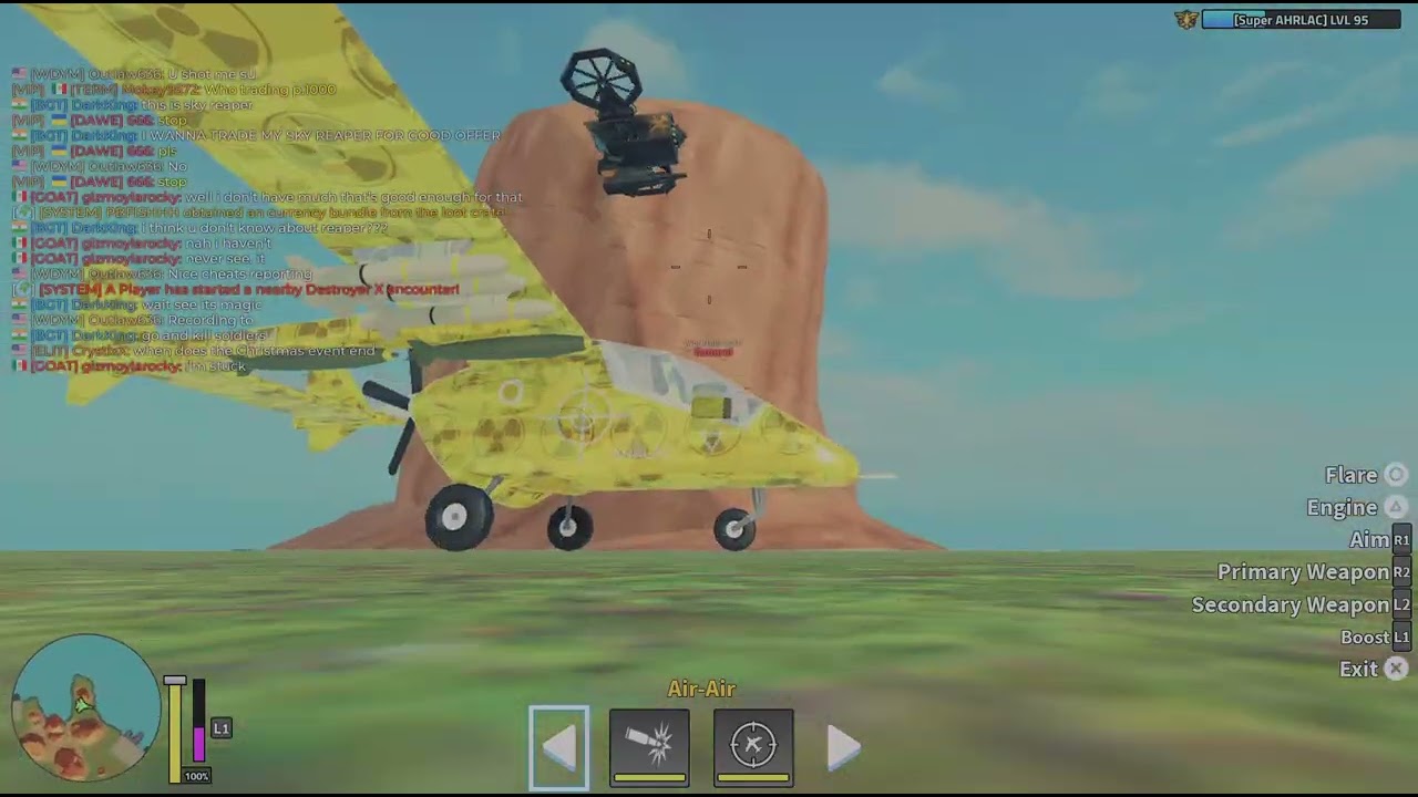 Military tycoon teleporting cheater