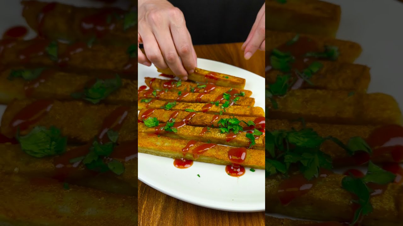 Satisfying Potato Snack ASMR 🍟✨ #cookingasmr 