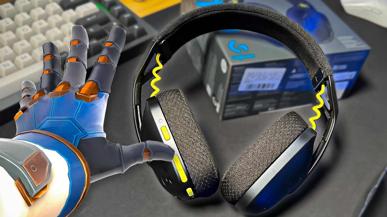 Umboxing do LOGITECH G435, o  Headset Sem Fio CUSTO-BENEFÍCIO