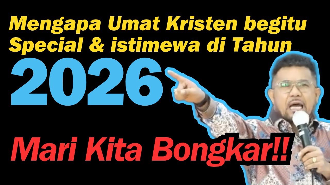 Pdt Mell Atock Terbaru : PESAN TUHAN YESUS yang sangat ISTIMEWA buat UMAT KRISTEN di Tahun 2026!