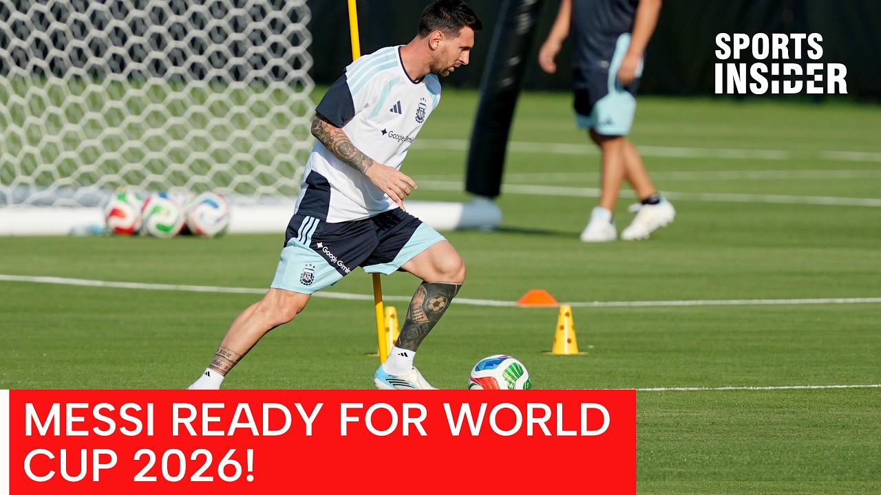 Lionel Messi Trains with Argentina Ahead of FIFA World Cup 2026 | Argentina Preparation Begins| AD1Z