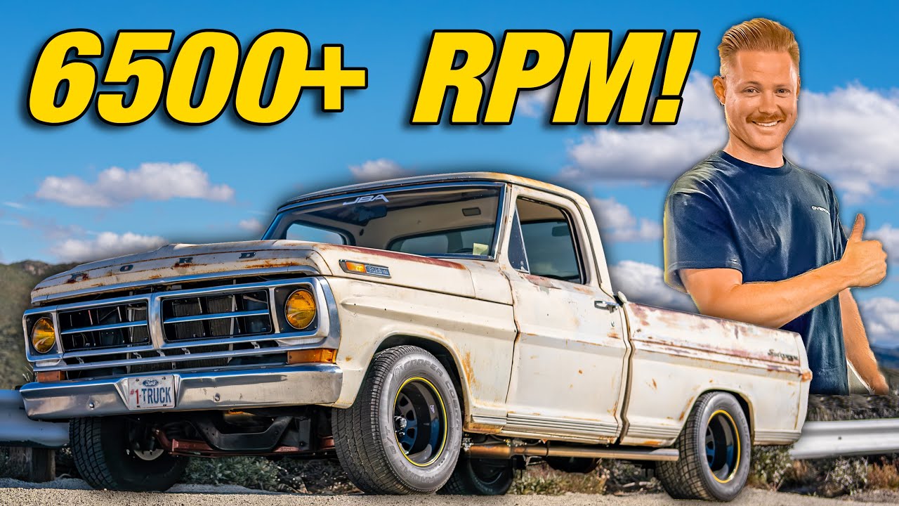 My NASCAR Inspired F100 Hits the MOUNTAINS & Sounds WILD!