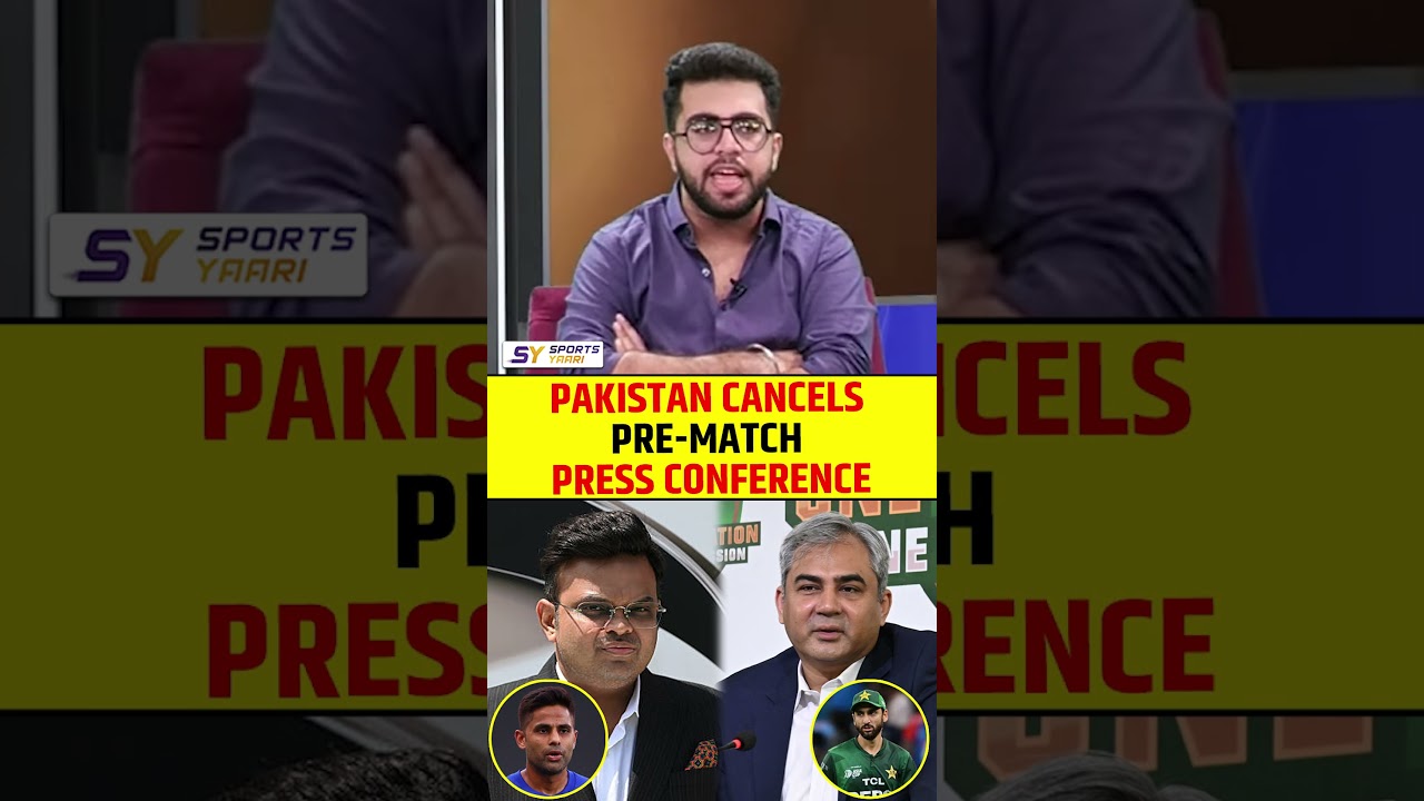 PAKISTAN CANCELS PRE-MATCH PRESS CONFERENCE #asiacup2025 #indvspak #pcb #icc