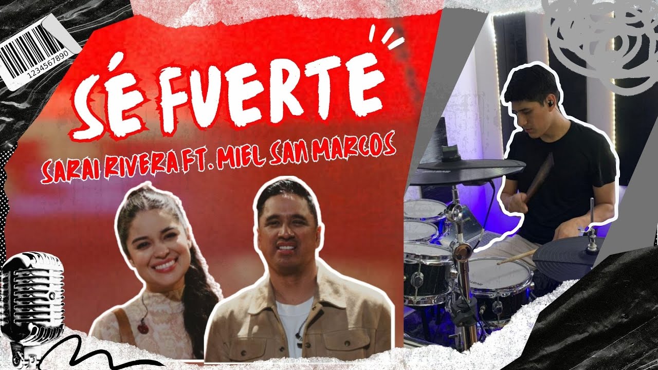 Sé fuerte Saraí Rivera ft. Miel San Marcos | Drum Cover by AndySanchezDrums