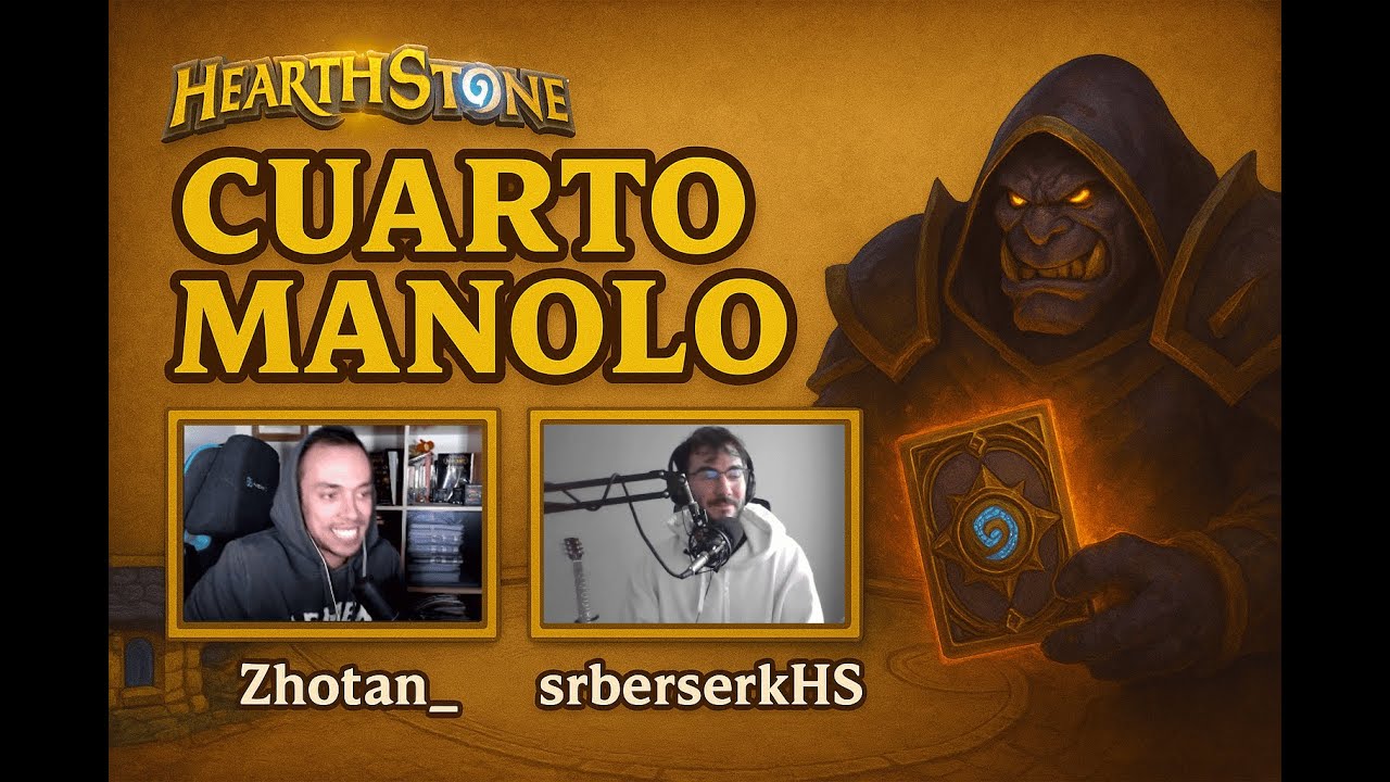 Cuarto Manolo #21| Ni la conexión puede pararle ft  @srberserkHS  | Hearthstone en Español - Zhotan