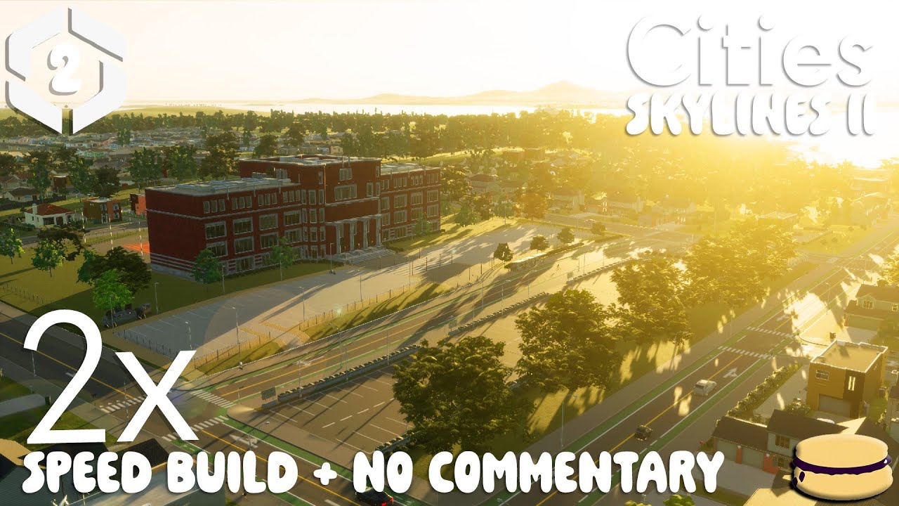 A Lil' Detailing | 2x Timelapse + No Commentary | Cities Skylines II Broke Bay | Part 2