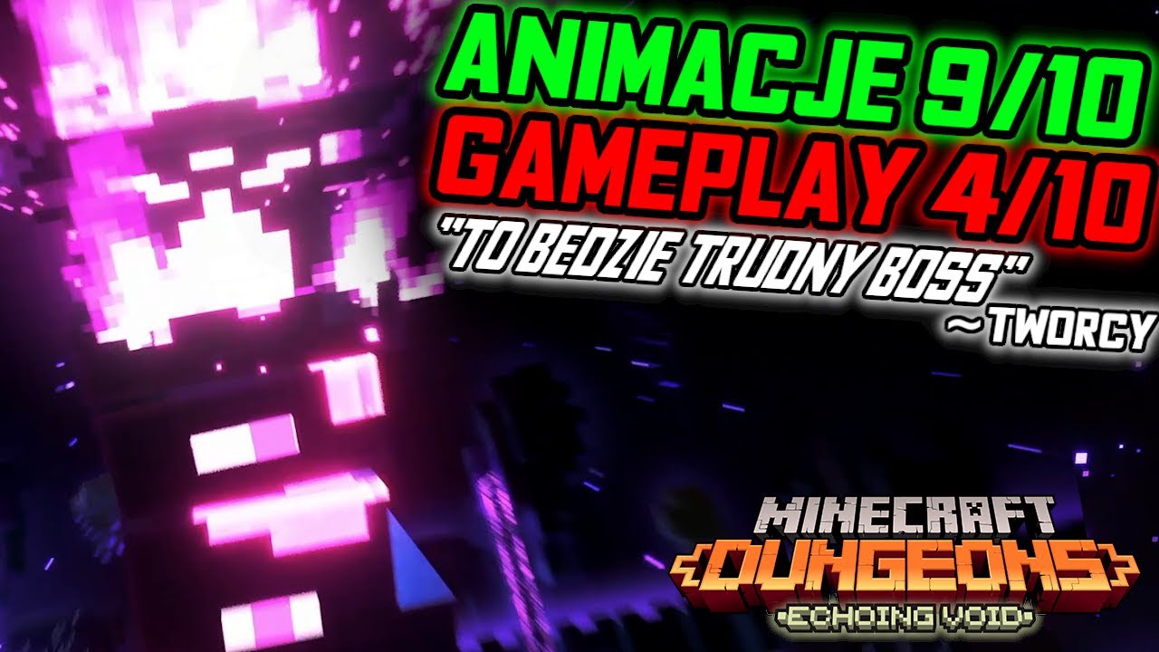 MŚCIWE SERCE KRESU, czyli nudny boss z kozackimi animacjami [Minecraft Dungeons][Echoing Void]