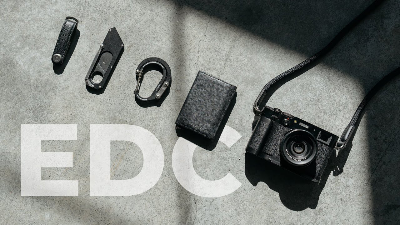 Simple Minimalist Every Day Carry | All Black EDC