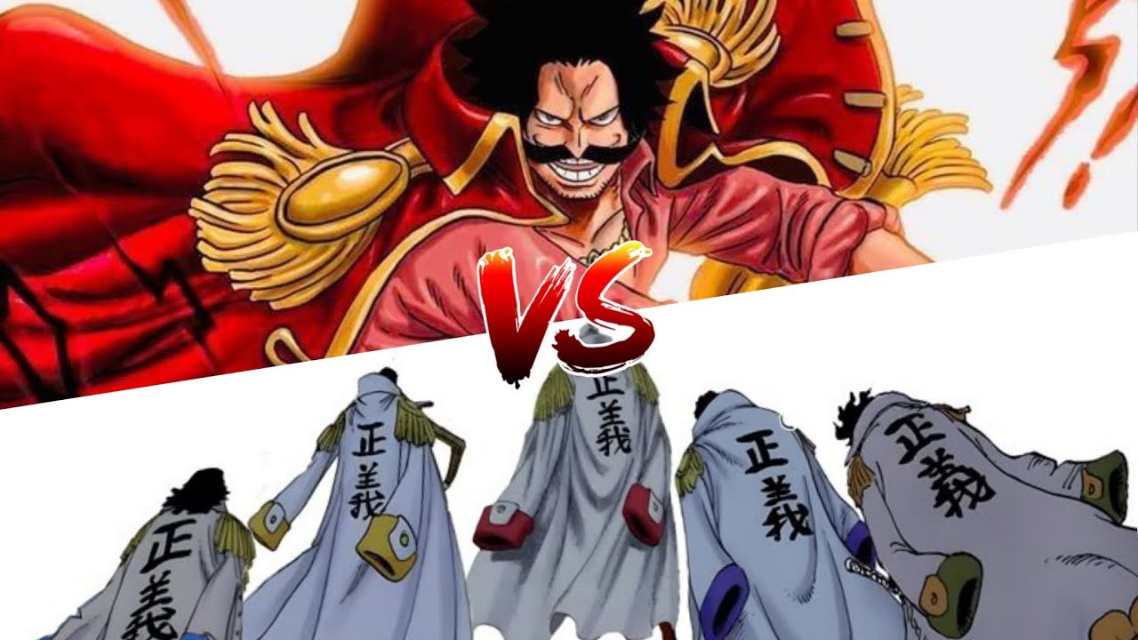 Гол Д. Роджер против Адмиралов || One Piece