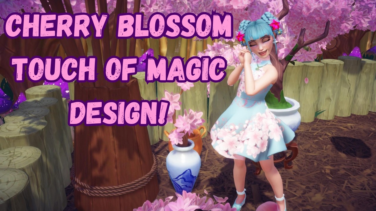 Cherry Blossom Touch of Magic Dress Design