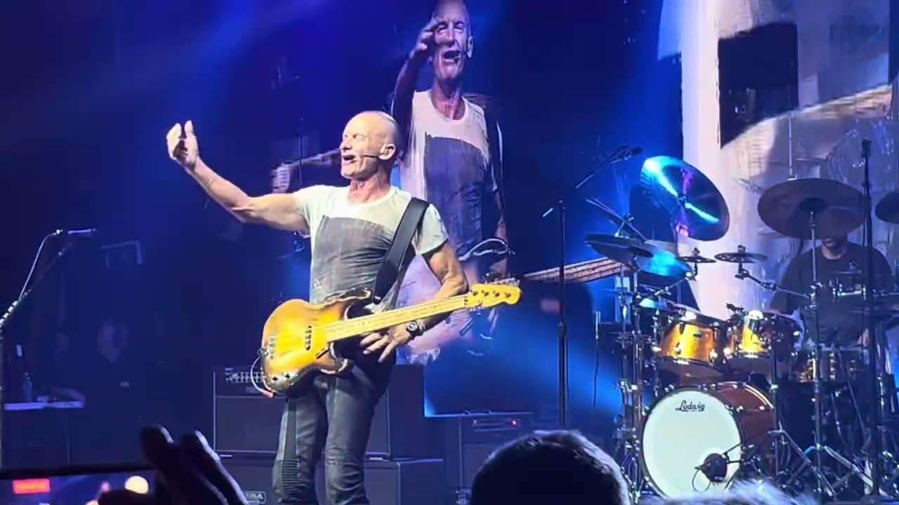 24.10.25 Sting, Kentish Town Forum, London. ‘Every Breath You Take’ and bows. 