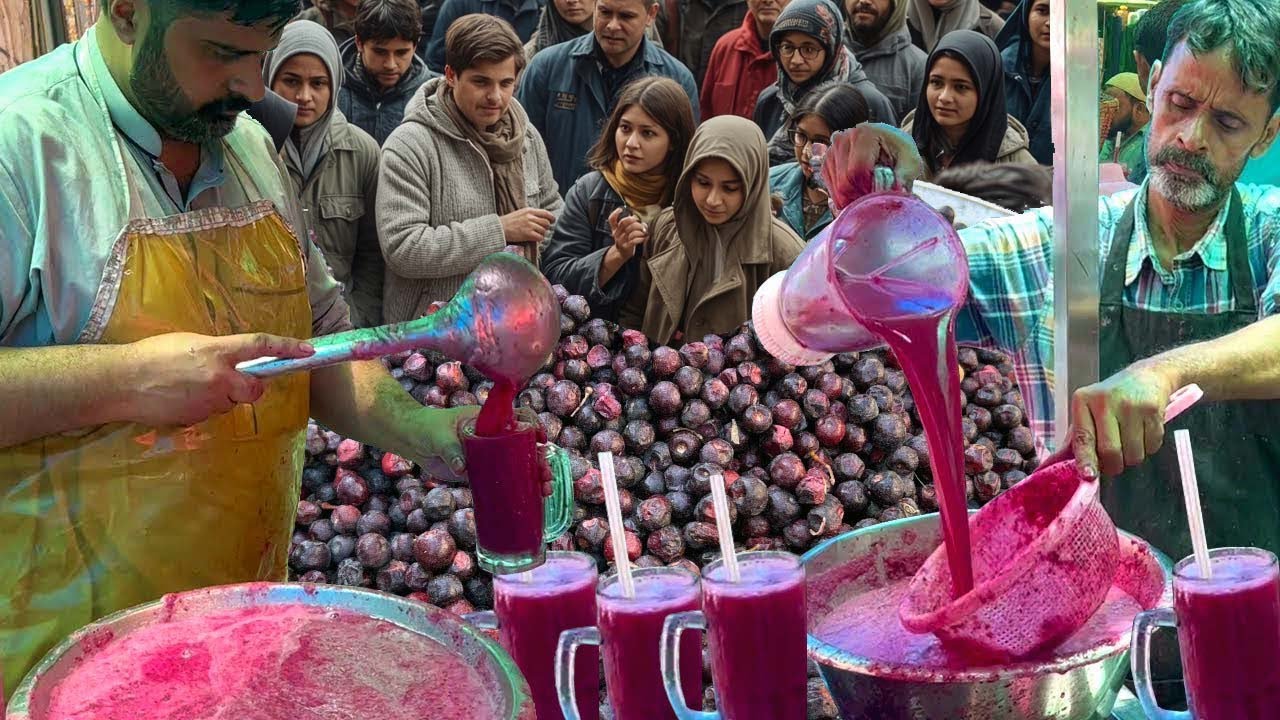 ROADSIDE AMAZING DRINKS! 15+ REFRESHING PAKISTANI STREET DRINKS! KARACHI STREET FOOD