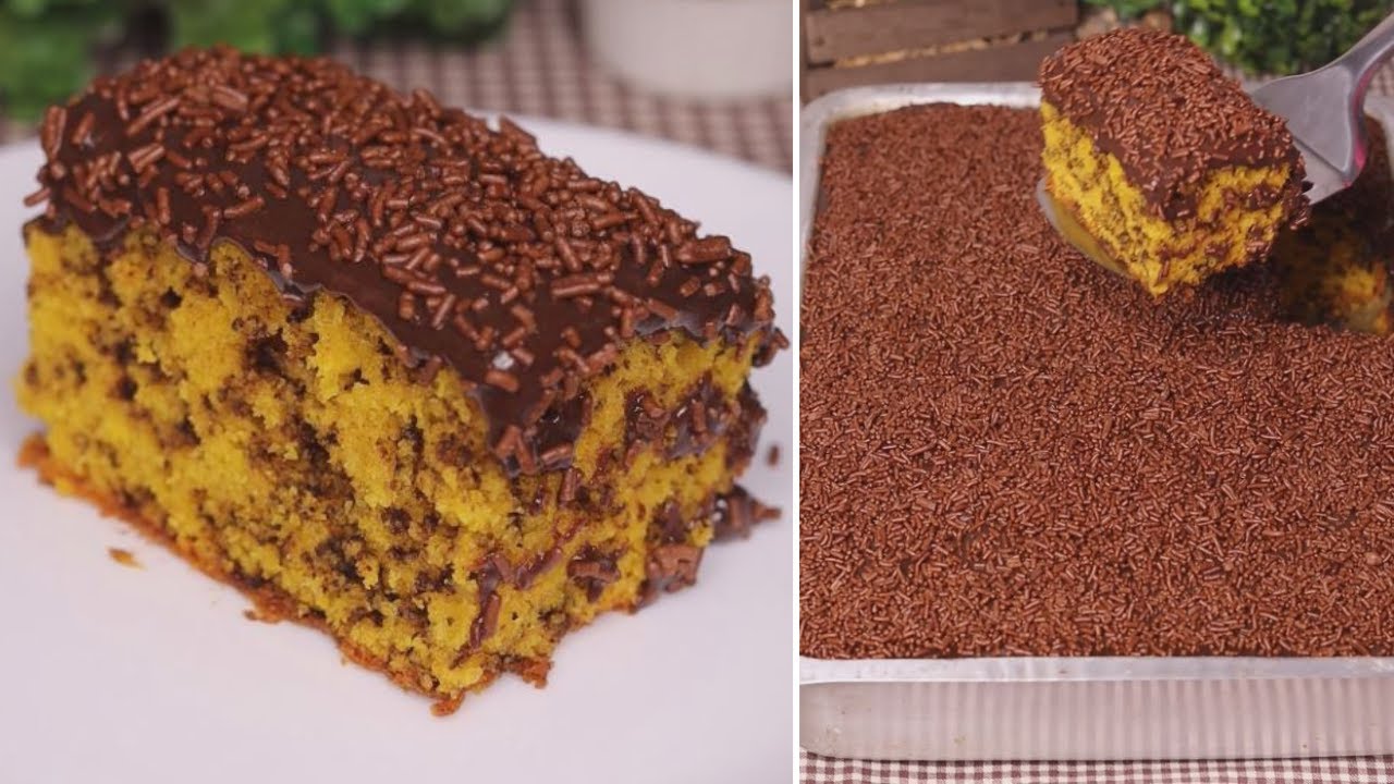 BOLO FORMIGUEIRO DE CENOURA RÁPIDO E FÁCIL DE FAZER
