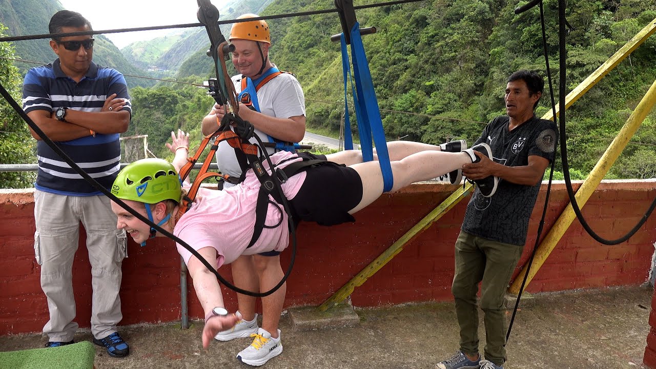 2025-10 - Zip-line across Banos valley, Ecuador