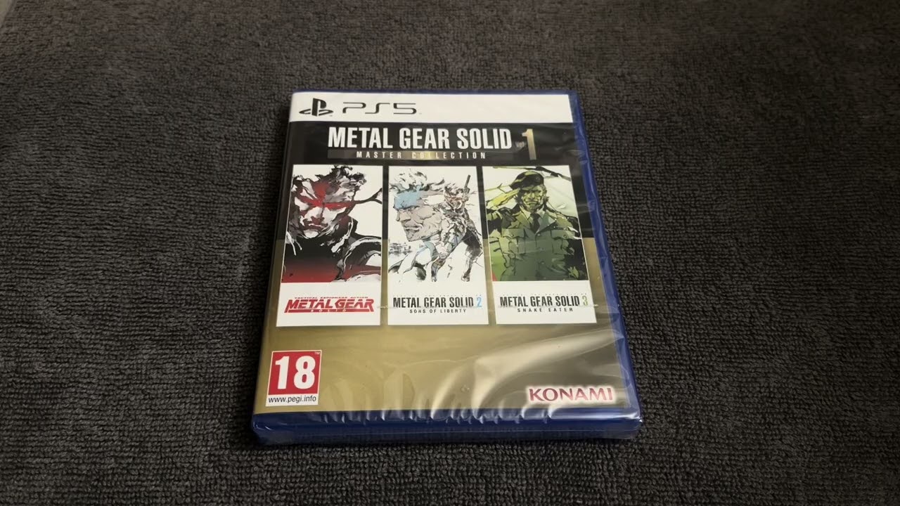 Metal Gear Solid: Master Collection Vol.1 PS5 Unboxing 
