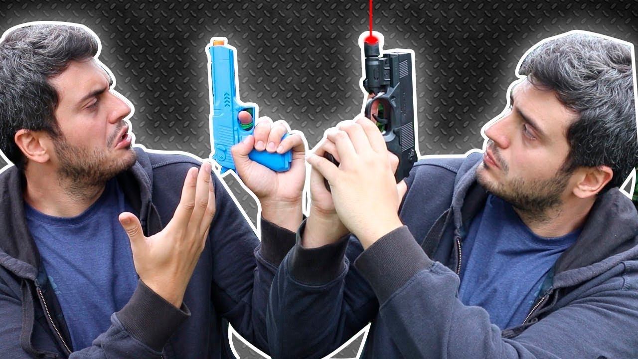 A EVOLUÇÃO DAS ARMAS DE BRINQUEDO AO LONGO DO TEMPO!