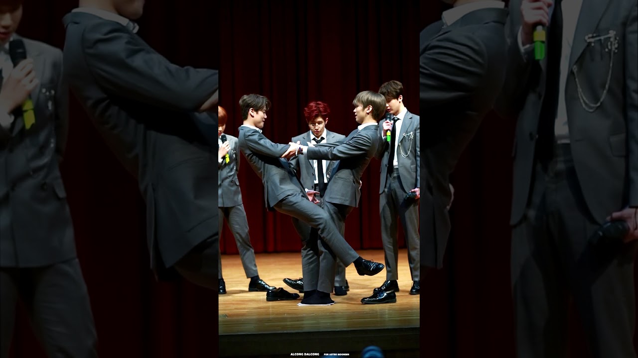 171126 서초 팬싸인회 아스트로(ASTRO) 문빈 - 신문지 게임