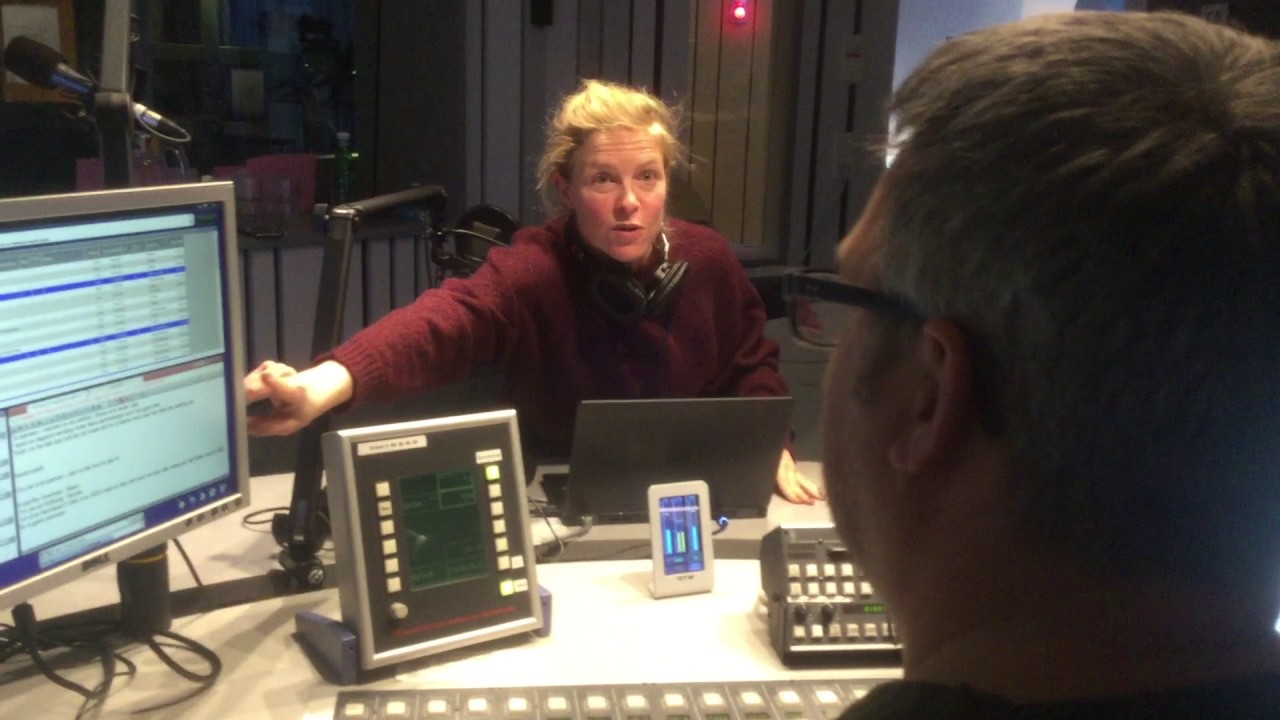 Radiostudio hos NRK P1 i Østfold
