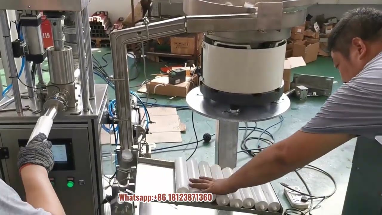 Semi automatic PU Sealant Cartridge Tube Filling Capping Machine