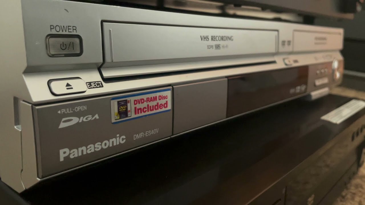 Panasonic DMR-ES40V Digital Video DVD VHS Recorder Player w/ Remote