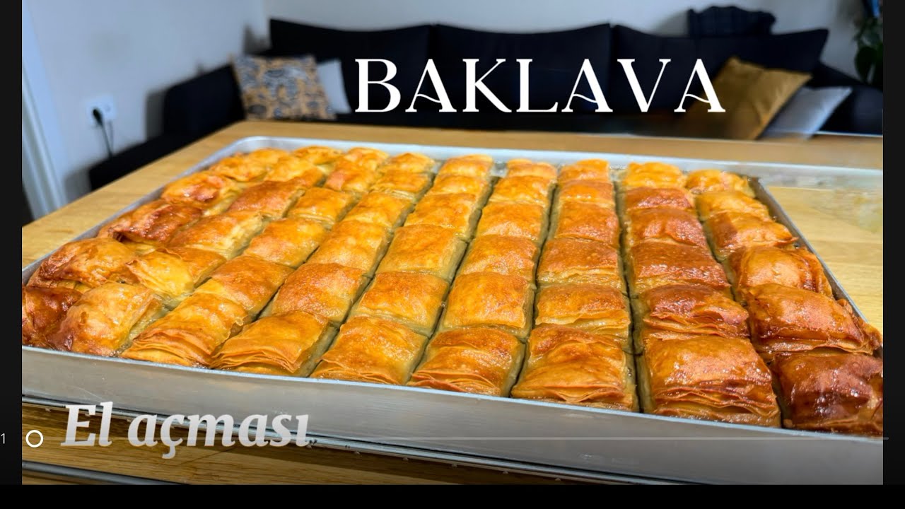 💥 EL AÇMASI BAKLAVA 😍EN KOLAYINDAN TAM ÖLÇÜ🤌