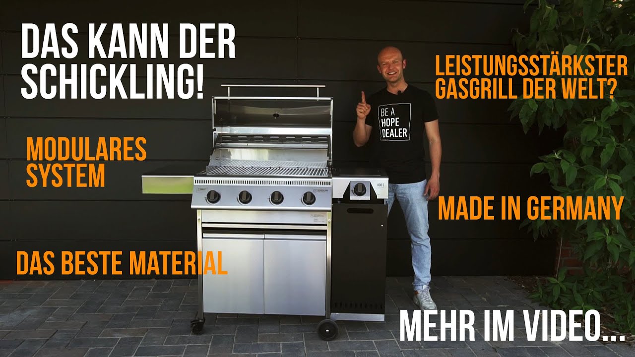 Das kann der Gasgrill von Schickling - 500 Grad am Rost, Made in Germany und modular konfigurierbar.