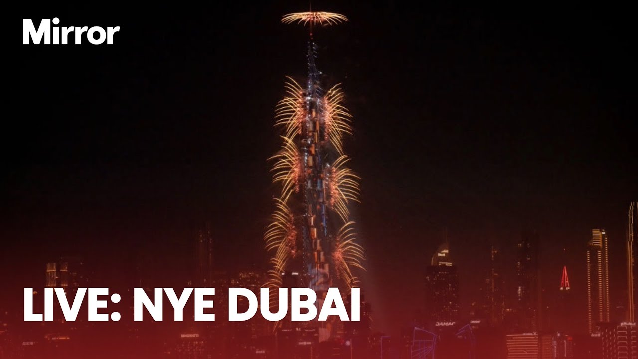 LIVE: Dubai celebrates New Year's with fireworks from the Burj Khalifa