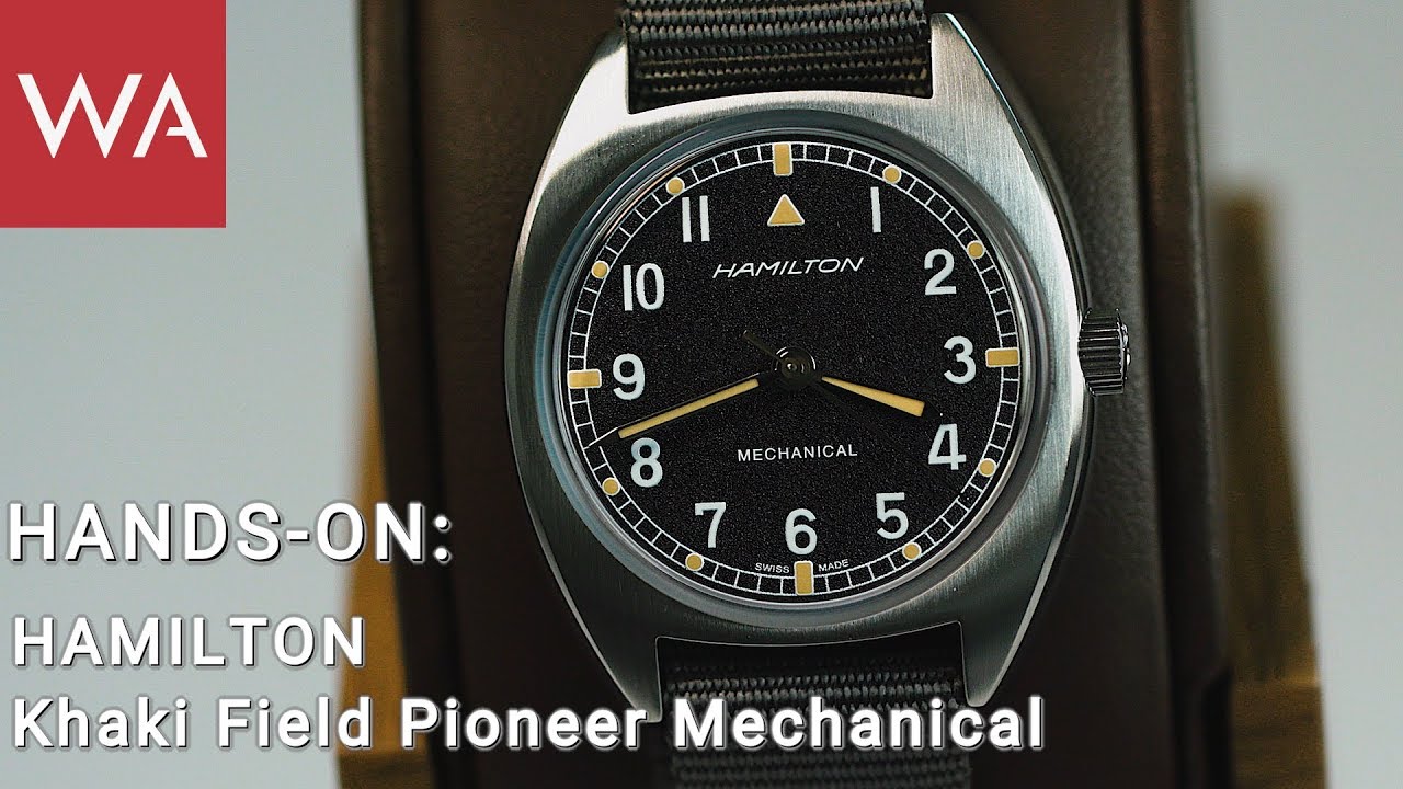 Hamilton CEO Dolla presents the 33x36 mm Khaki Pilot Pioneer Mechanical