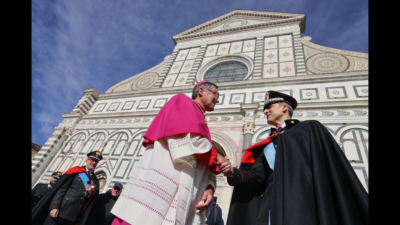 Firenze  Virgo Fidelis  l' Arma dei Carabinieri celebra la sua Patrona