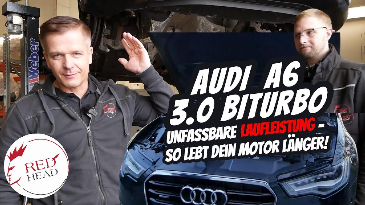 500.000 KM mit dem GLEICHEN Motor? SO ist es m&ouml;glich! Audi A6 TDI | Redhead Zylinderkopftechnik