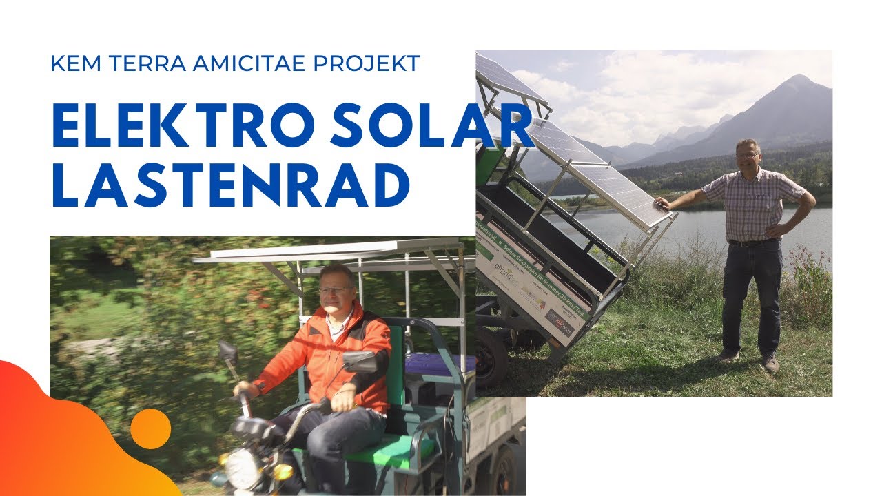 Solarautarkes Elektro Lastenrad - Ausfahrt durch das Rosental