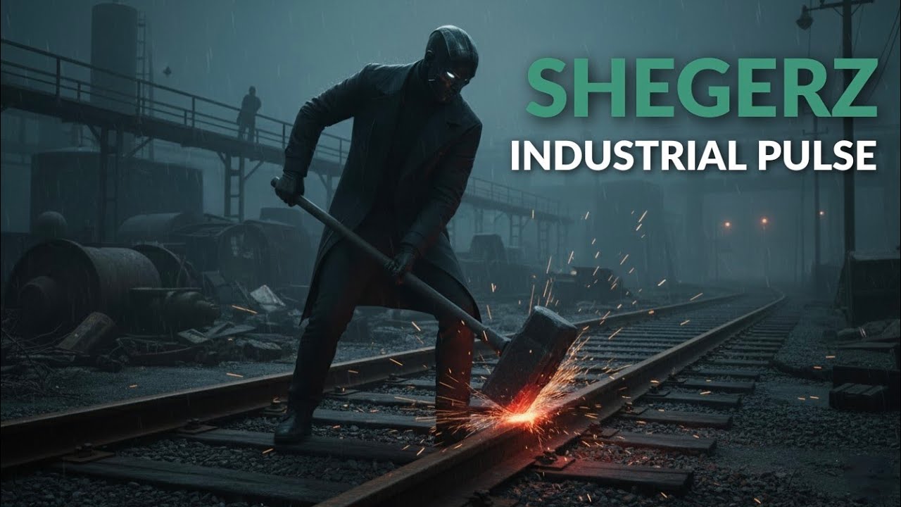 SHEGERZ - INDUSTRIAL PULSE (Aesthetic Cyberpunk Ambience / Rainy Night Synthwave)