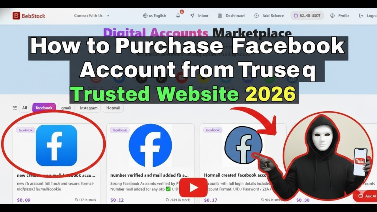 How to Purchase Facebook Account from Trusted Website 2026