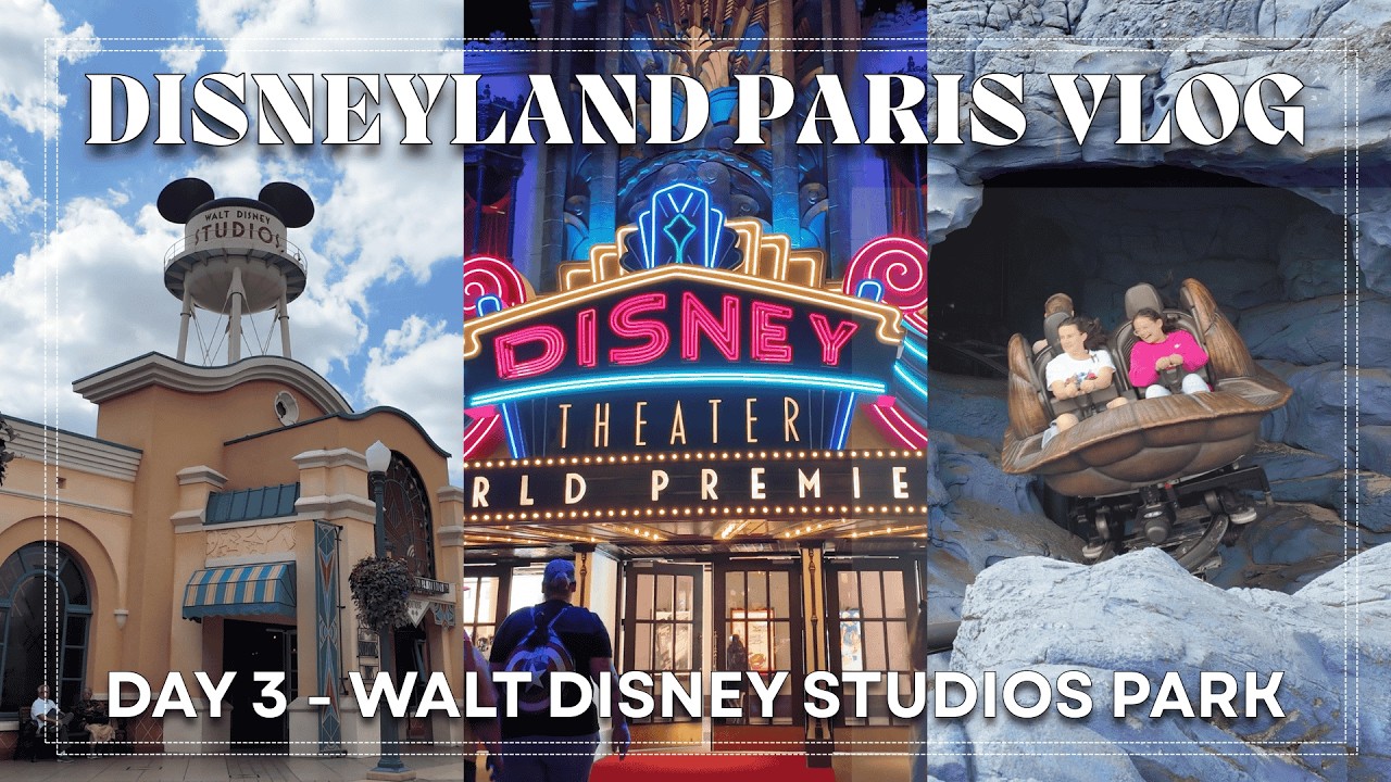 DISNEYLAND PARIS VLOG - Day 3! Our First Time at Walt Disney Studios! August 2025