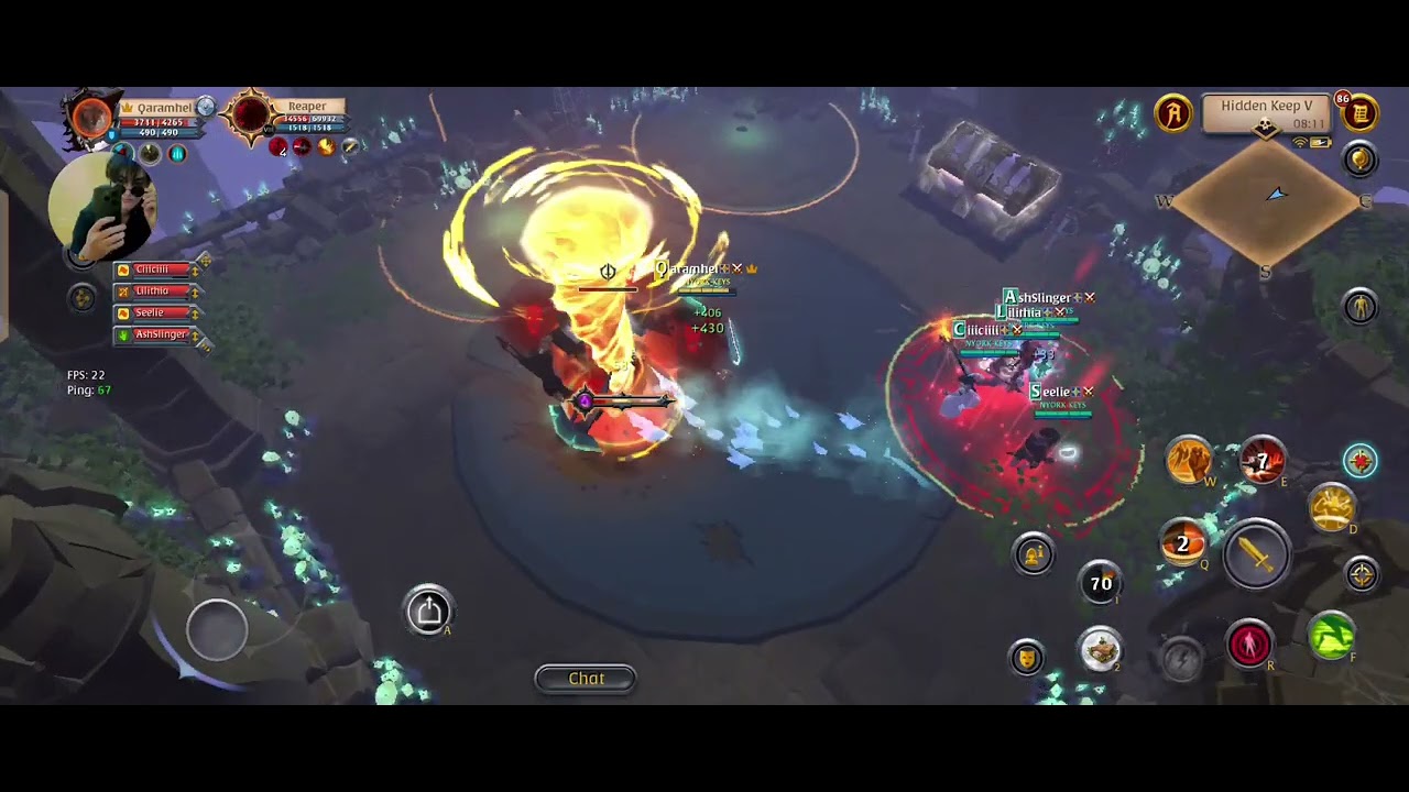 Albion Online- T8 group dungeon: Legendary(Undead) 5th floor