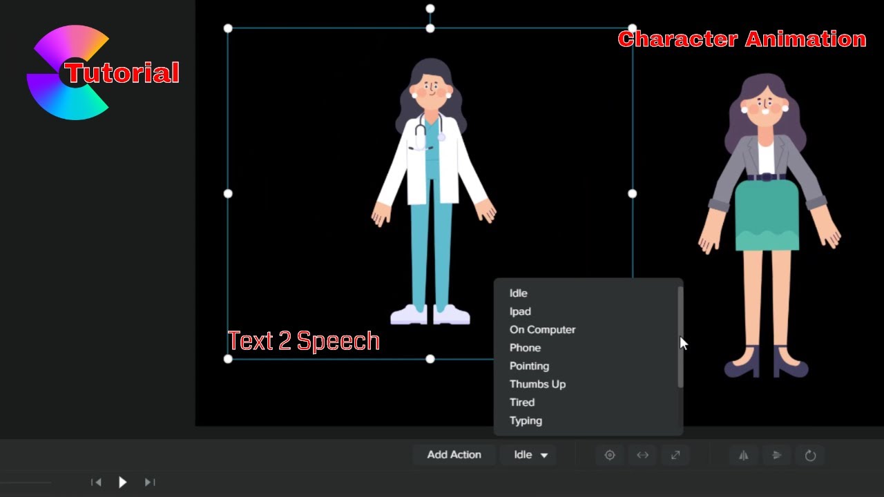 CreateStudio - Templates, Presets, Charactar Animator & Test to Speech
