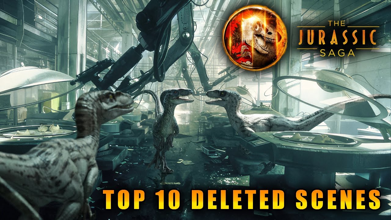 TOP 10 DELETED SCENES FROM THE JURASSIC FRANCHISE!