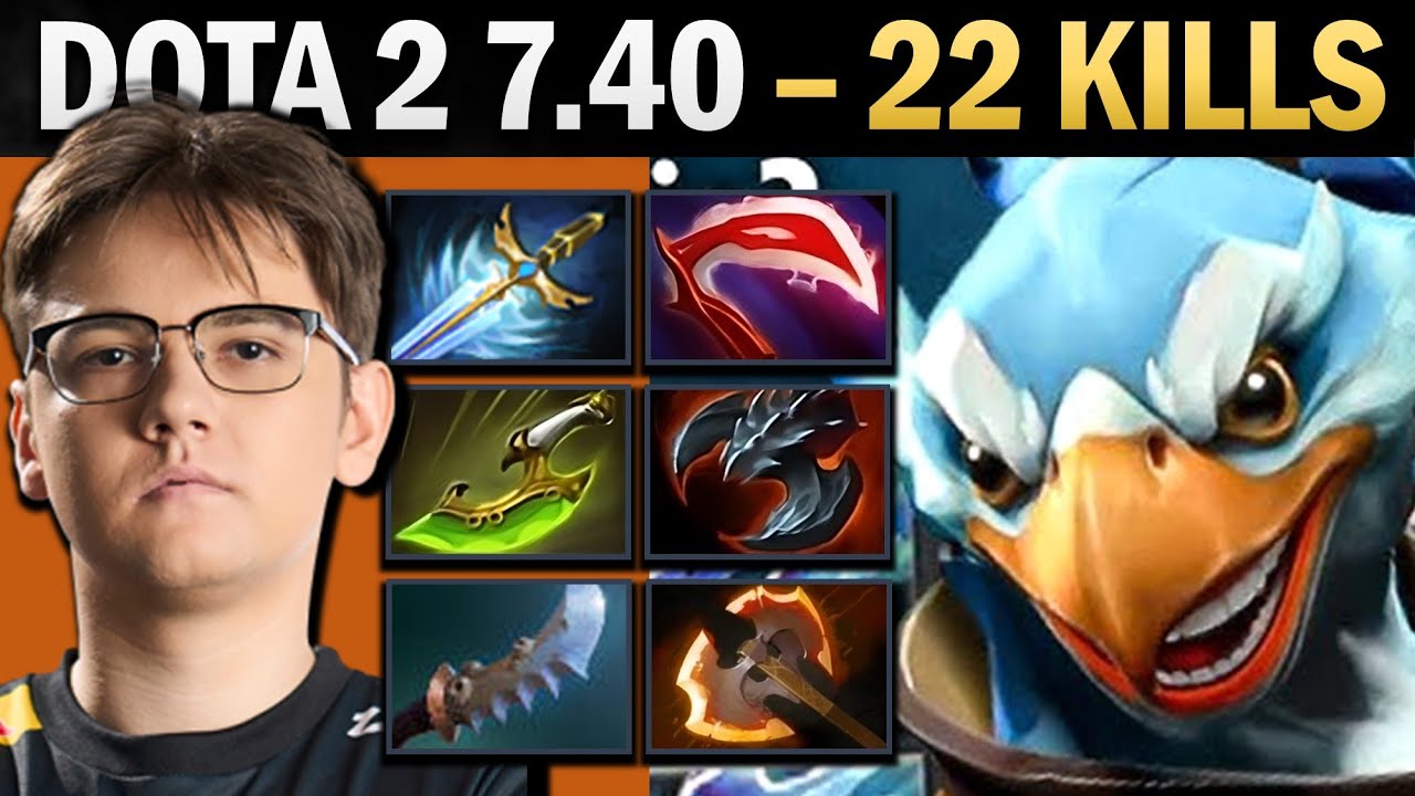 Кез, профессиональный керри с Сатаником и 22 убийствами &mdash; геймплей Dota 2.