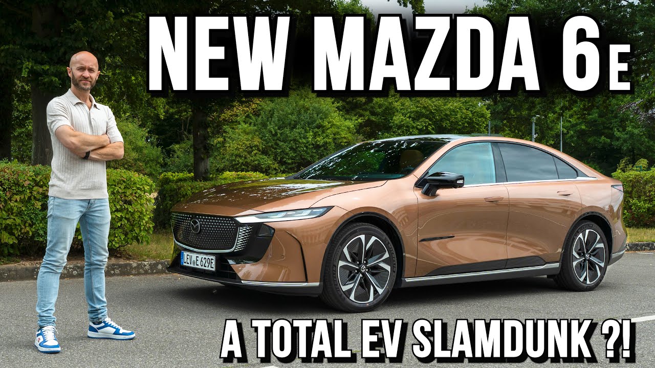 New MAZDA 6e Driving review - Will it knock down the Tesla Model 3?