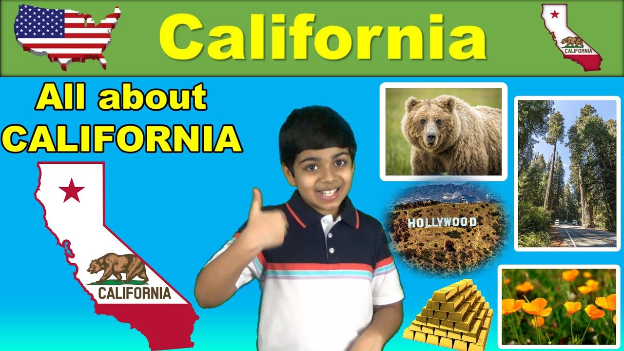 CALIFORNIA | Learn 50 States of the USA | Learn About California | Interesting and Fun Facts