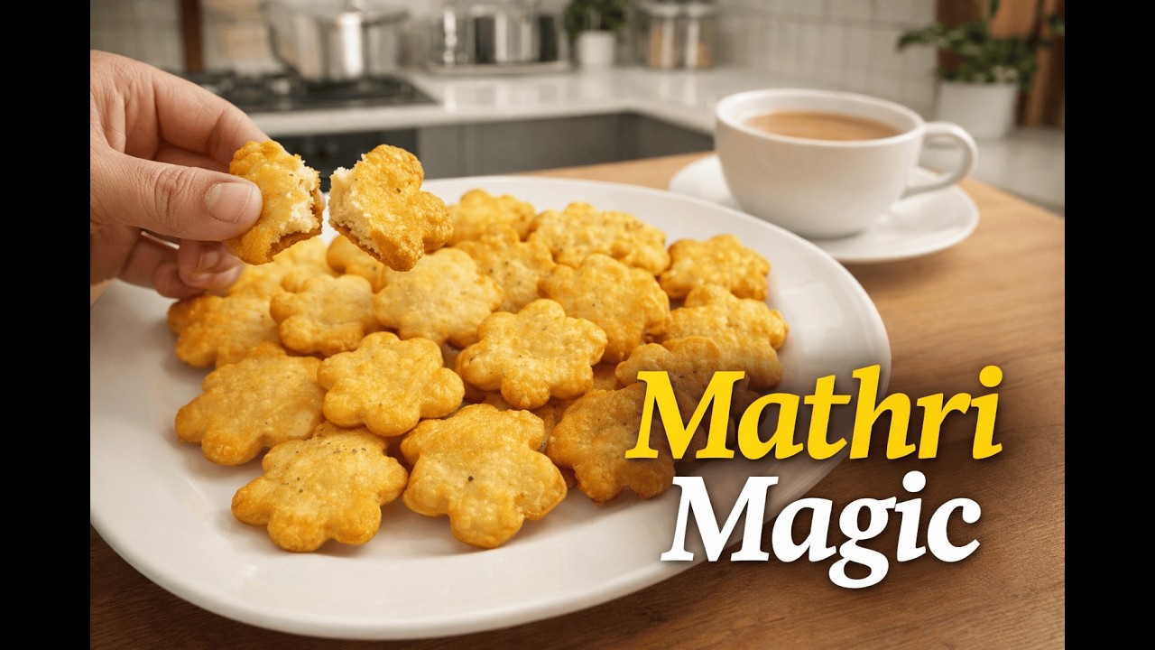 ऐसी Designer मठरी पहले कभी नहीं देखी होगी | Crispy Mathri Recipe