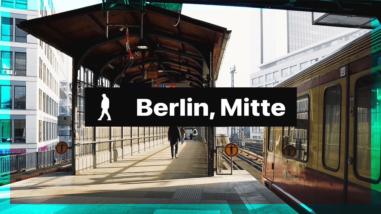Berlin, Mitte 🇩🇪 - Walking Tour on Friedrichstraße | Outside Walker